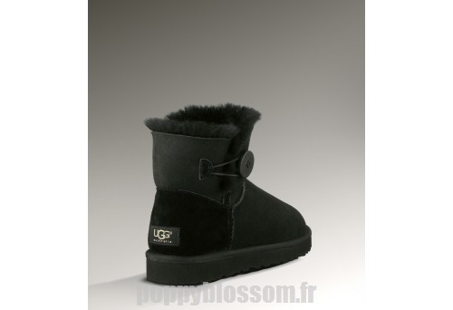 Raffinement Ugg-105 Mini Bailey Button Bottes noires